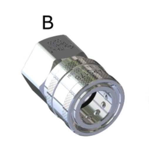PA rýchlospojka guľová ARS178, G 3/8 F 26.2500.10