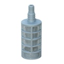 Chemical plastic filter with back. valve / filter PPL-sst+ch. valve - gray 28.1000.30