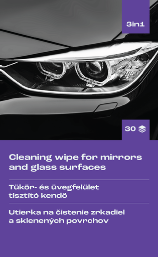 [AO102] Swundo wipes for cleaning mirrors and glass surfaces